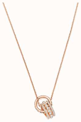 Swarovski Further | Rose Gold Plated Pendant Necklace | White 5419853