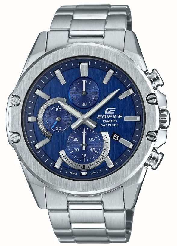 Casio Edifice Neo Display Chronograph | Stainless Steel Bracelet  EFR-S567D-2AVUEF