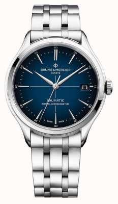 Baume & Mercier Clifton Baumatic Chronometer (40mm) Blue Gradient Dial / Stainless Steel Bracelet M0A10468