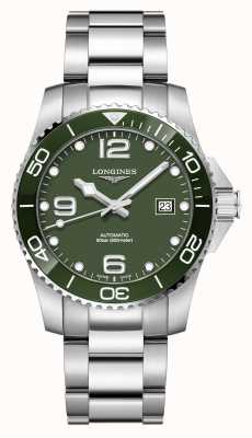 LONGINES Hydroconquest 41mm Automatic | Green Dial | Stainless Steel L37814066