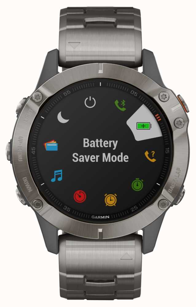 Garmin Fenix 6 Pro Sapphire | Titanium Grey | Titanium Strap And