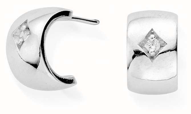 ChloBo Drop Of Hope Huggie Earrings | Sterling Silver SEH3021
