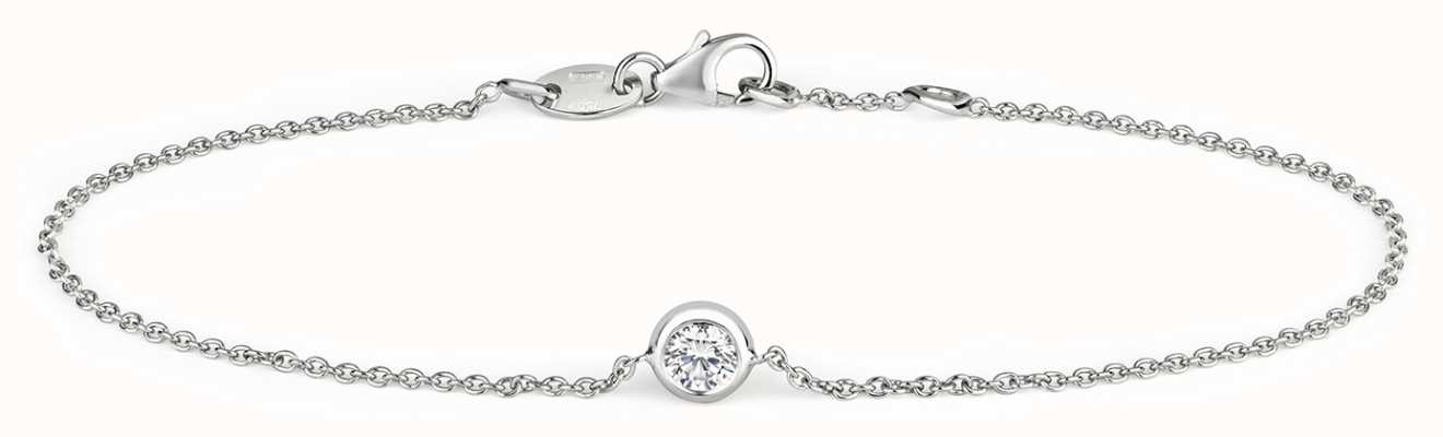 James Moore TH 18k White Gold 0.20ct Diamond Bracelet BDQ030W
