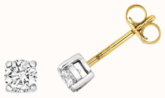 James Moore TH 9k Gold 0.60ct Diamond Studs ED364