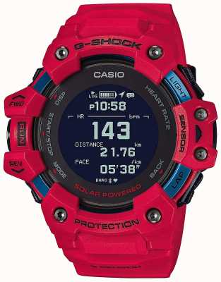 Casio G-SHOCK | G-SQUAD | Heart Rate Monitor | Bluetooth | Red | GBD-H1000-4ER