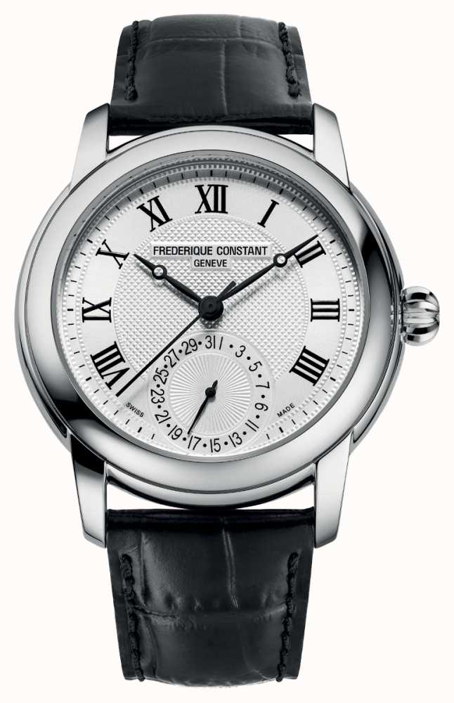 Frederique Constant Men's Classic Automatic | Black Leather Strap