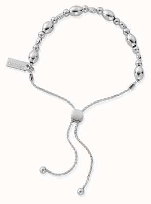 ChloBo Sparkle Oval Adjuster Bracelet | Sterling Silver SBSOA