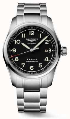 LONGINES Spirit Automatic 42mm Stainless Steel Black Dial L38114536
