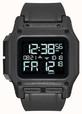 Nixon Regulus | All Black | Digital | Black TPU Strap A1180-001-00