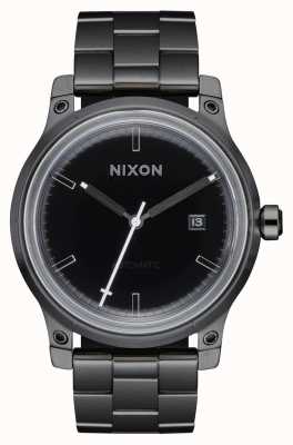 Nixon 5th Element | Black / Gunmetal | Black IP Steel Bracelet A1294-1420-00