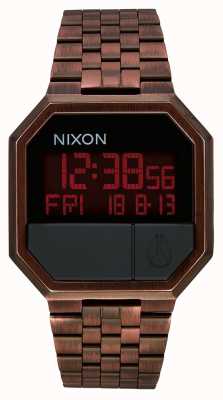 Nixon Re-Run | Antique Copper | Digital | Copper Coloured IP Steel Bracelet A158-894-00