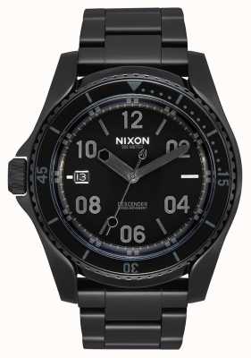 Nixon Descender | All Black / Black | Black IP Steel Bracelet | Black Dial A959-1147-00