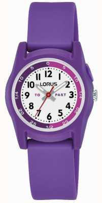 Lorus Lorus Kid's Time Teacher With Purple Silicone Strap R2359NX9