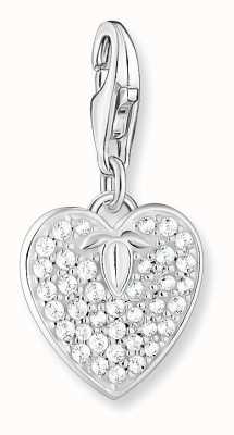Thomas Sabo Sterling Silver Heart Pendant | Cubic Zirconia Stones 1864-051-14