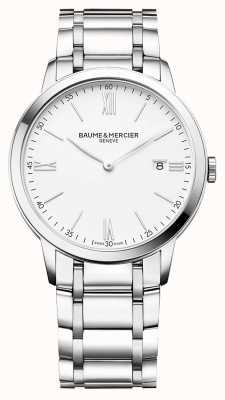 Baume & Mercier Classima Quartz (40mm) Pure White Dial / Stainless Steel Bracelet M0A10354