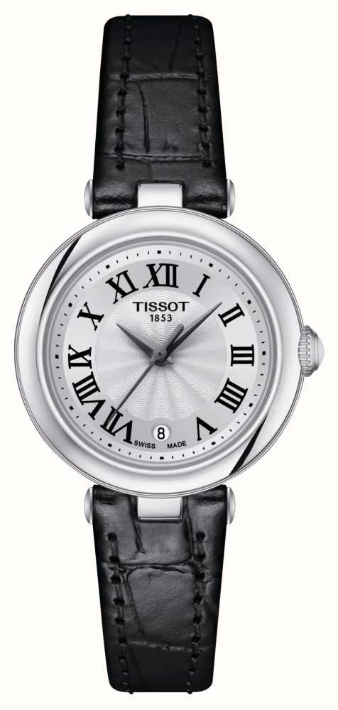 Tissot Bellissima Black Leather Strap Women s Watch T1260101601300