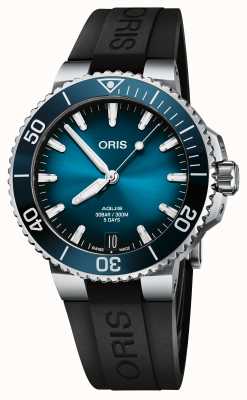 ORIS Aquis Date Calibre 400 41.5mm Blue Dial Rubber Strap 01 400 7769 4135-07 4 22 74FC