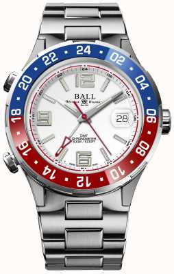 Ball Watch Company Roadmaster Pilot GMT Limited Edition White Dial DG3038A-S2C-WH