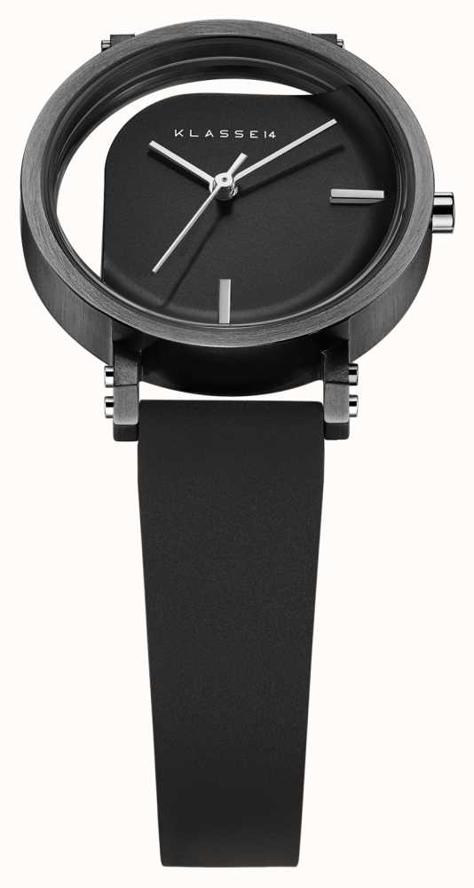 Klasse14 Imperfect Angle 32mm Black Silicone Strap