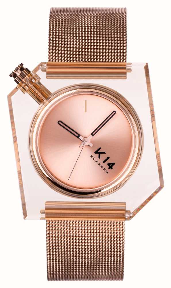 Klasse14 K14 Rose Gold Milanese Mesh 40mm WKF20RG001M