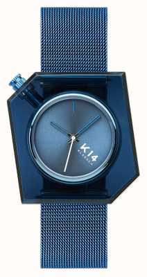 Klasse14 K14 Blue Milanese Mesh Bracelet 40mm WKF20BE002M