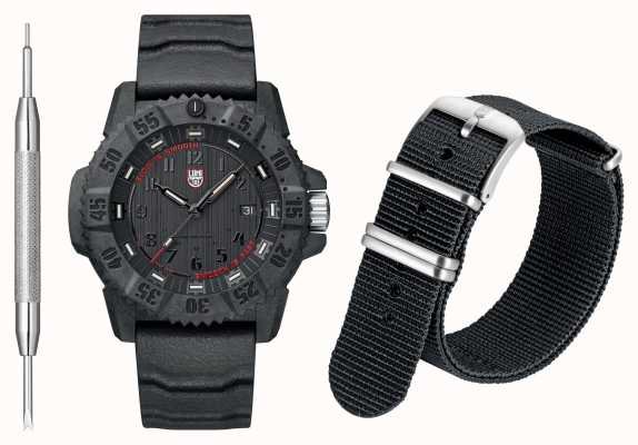 Luminox Limited Edition Master Carbon 'Slow is Smooth, Smooth is Fast' Tactical Dive Watch XS.3801.SIS.SET