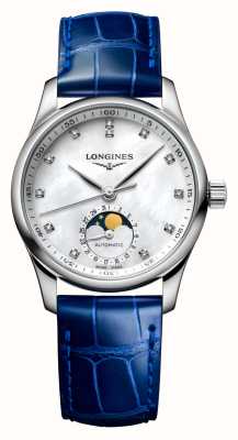 LONGINES Master Collection Women's Blue Leather Strap L24094870