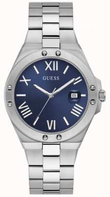 Guess Men's PERSPECTIVE Blue Dial Stainless Steel Watch GW0276G1