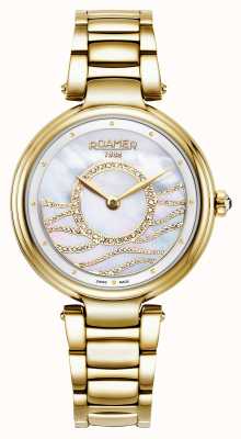Roamer Lady Mermaid Yellow Gold Bracelet 600857 48 15 50