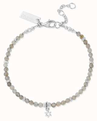 ChloBo Star Ruler Silver Labradorite Star Adjustable Bracelet 18-20.5cm SBLMC3058
