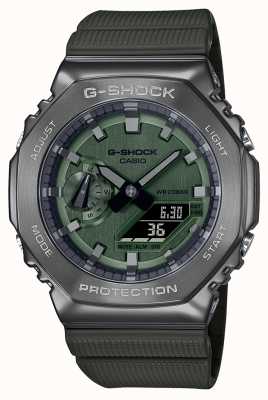 Casio G-Shock Green Dial Green Resin Strap GM-2100B-3AER