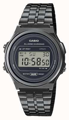 Casio Vintage Style Digital Quartz Black Watch A171WEGG-1AEF