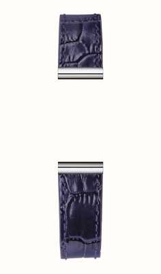 Herbelin Antarès Interchangeable Watch Strap - Croc Texture Blue Leather / Stainless Steel - Strap Only BRAC.17048.101/A