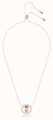 Swarovski Hollow Rose-Gold Plated Pendant Necklace 5636500
