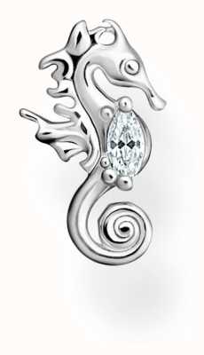 Thomas Sabo Sterling Silver Crystal Set Seahorse Single Stud Earring H2236-051-14