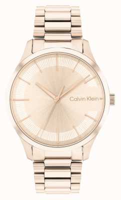Calvin Klein Sunray Rose Gold Dial | Rose Gold Stainless Steel Bracelet 25200042
