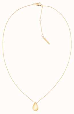 Calvin Klein Ladies Gold Tone Pendant Necklace 35000084