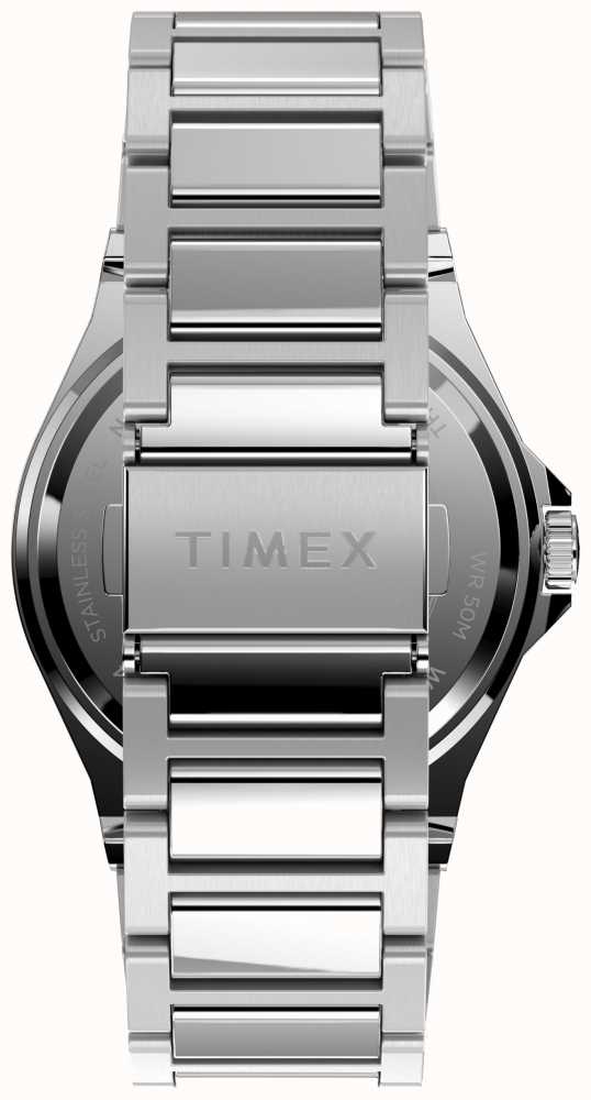 Timex Essex Ave Blue Dial Stainless Steel Bracelet Watch TW2V02000 - First  Class Watches™ CAN