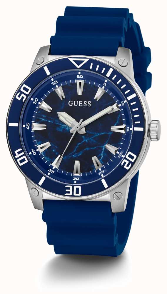 Guess watch deals blue strap