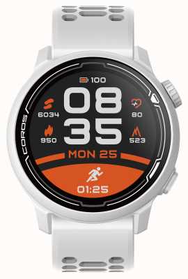 Coros PACE 2 Premium GPS Sport Watch With Silicone Strap - White - CO-781350 WPACE2-WHT