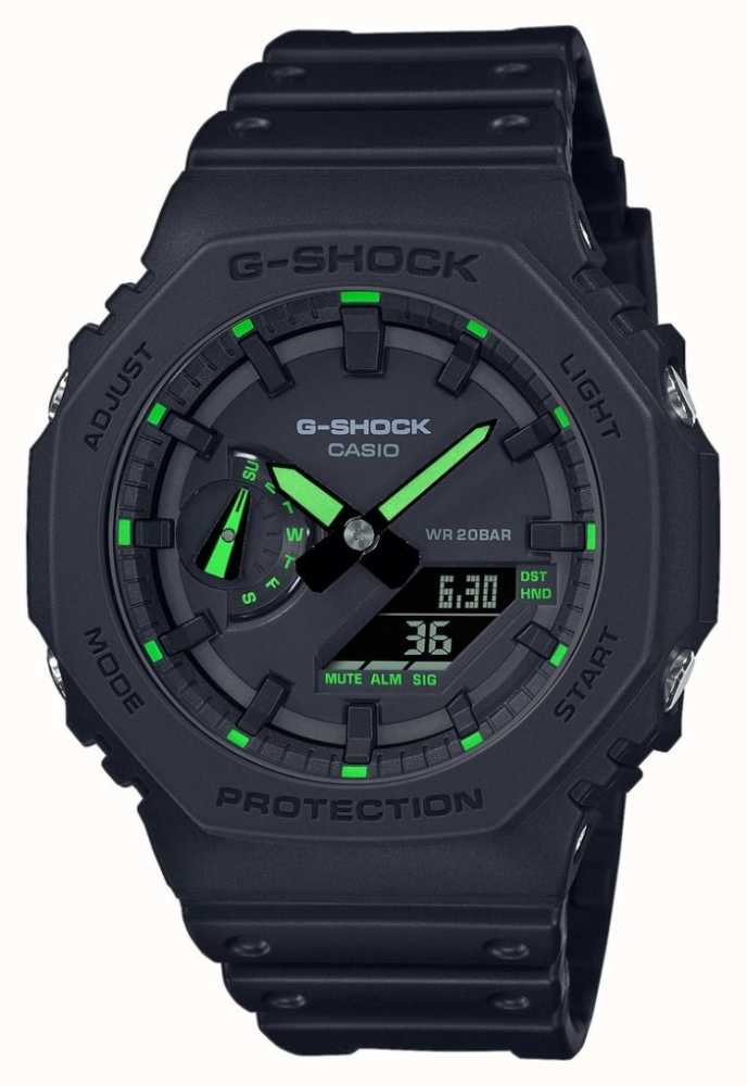 Neon green g shock watch new arrivals