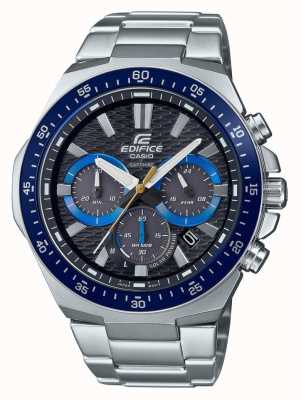 Casio Edifice Solar Chronograph Watch Blue Bezel EFS-S600D-1A2VUEF
