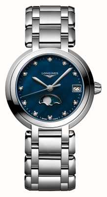 LONGINES PrimaLuna Blue Mother Of Pearl Diamond Moonphase Dial L81154986