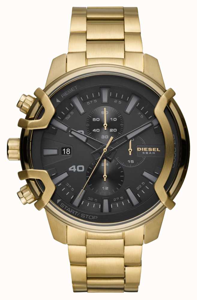 Diesel gold deals plated watch