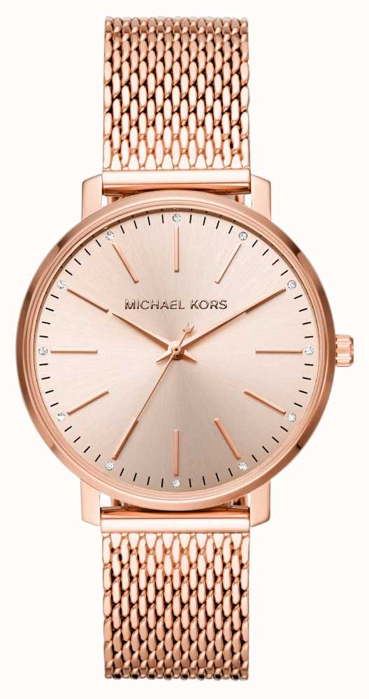 Michael Kors Pyper Rose Gold Stainless Steel Watch MK4340 - First