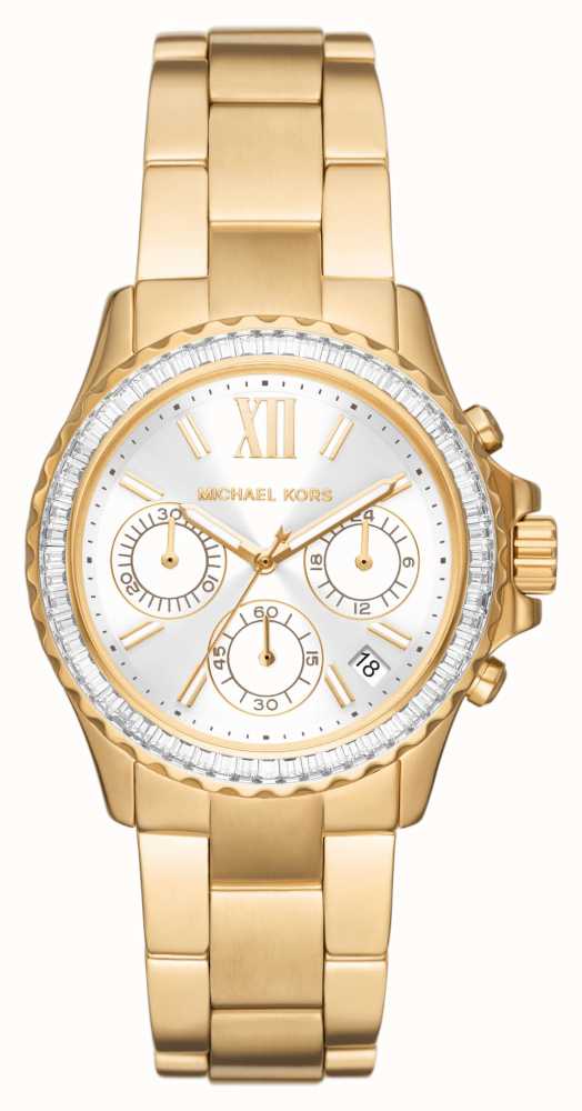 Watch Class Michael Gold-Toned Everest Chronograph Women\'s Kors CAN MK7212 First - Watches™