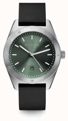 STERNGLAS Men's Marus | Green Dial | Black Rubber Strap S02-MA09-KA01