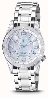 Elliot Brown Bloxworth Hali Mother of Pearl Dial / Stainless Steel Bracelet 929-203-B60