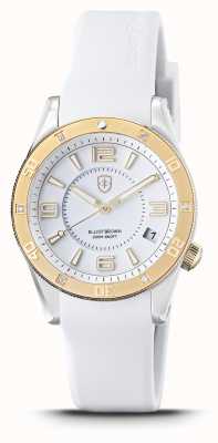 Elliot Brown Bloxworth Hali White Dial / Ice White Rubber 929-204-R45