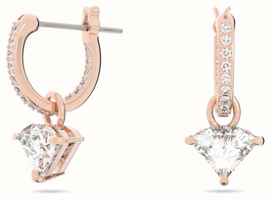 Swarovski Ortyx Drop Rose Gold-Tone Plated Earrings 5643738
